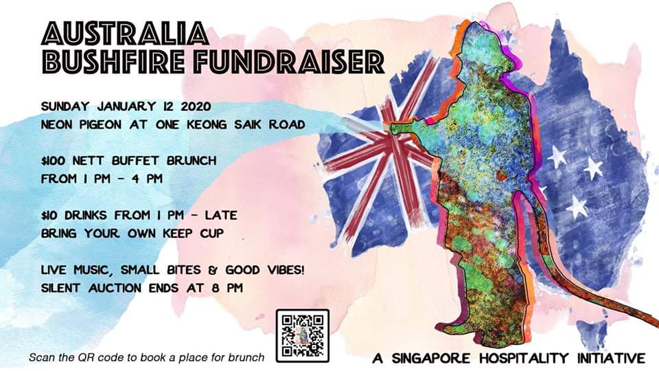 Australia Bushfire Fundraiser at Neon Pigeon.