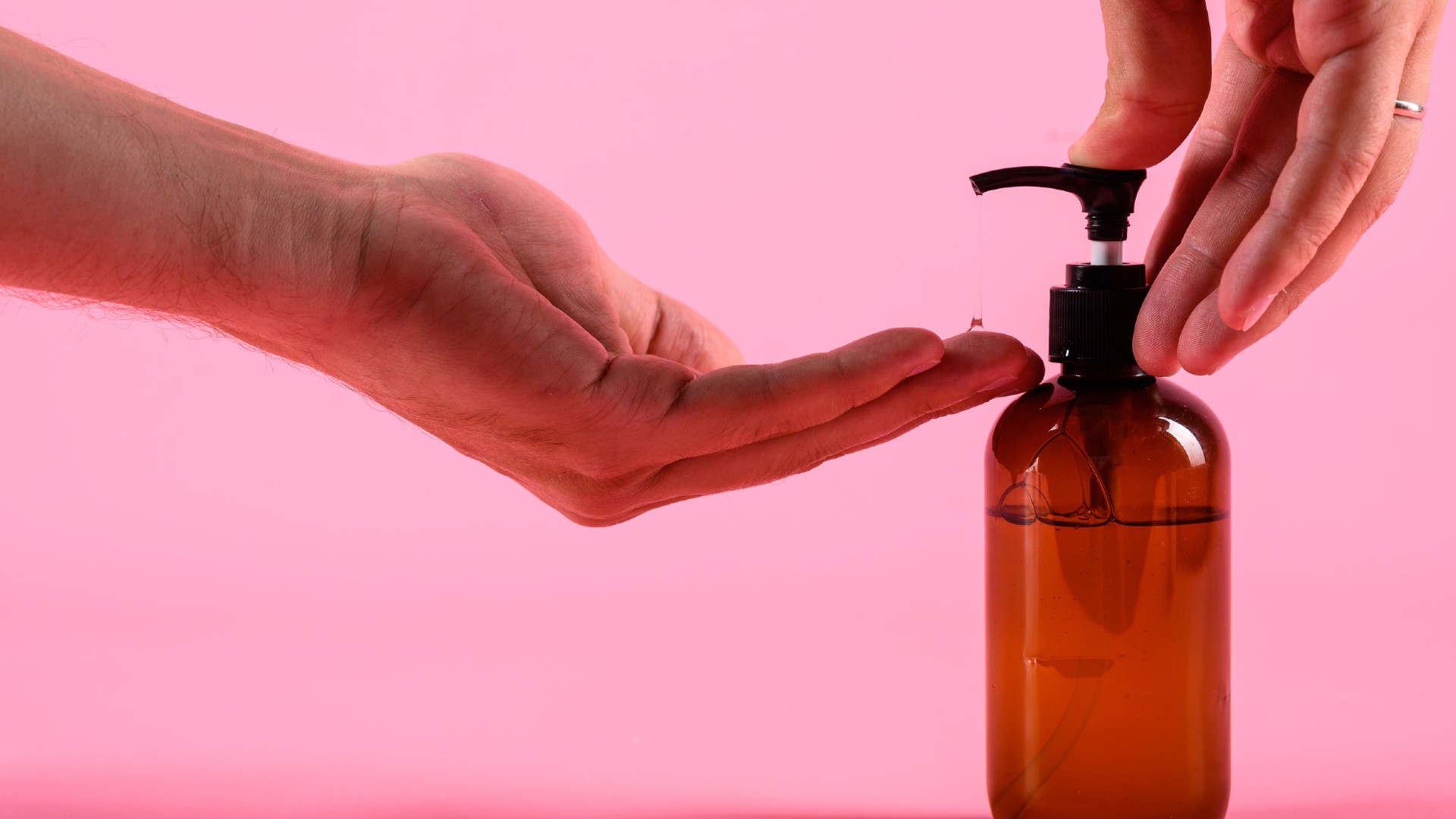 DIY hand sanitiser.