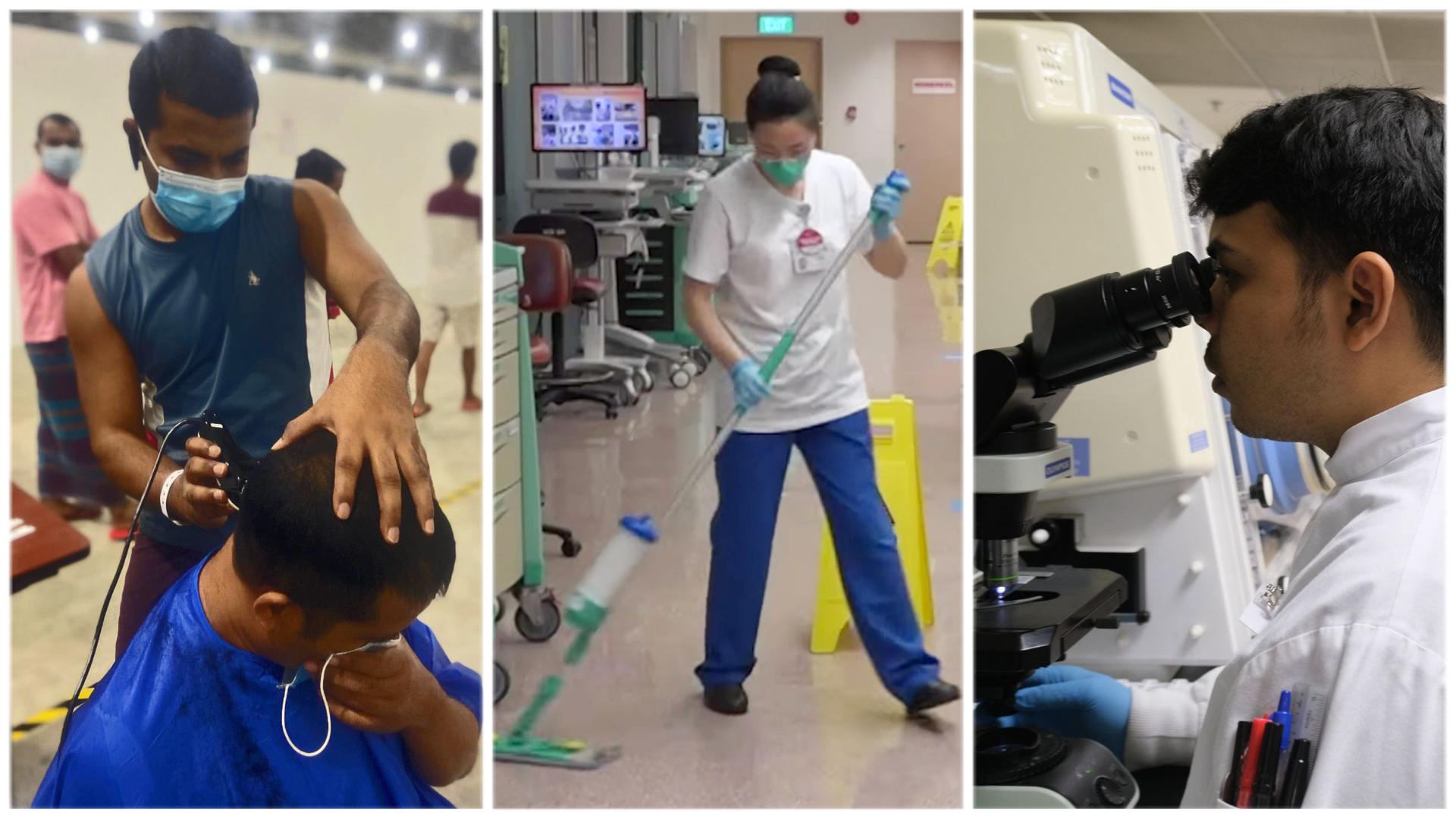 Beyond the frontline doctors, discover the essential yet overlooked hospital support staff who are vital champions in Singapore's ongoing COVID-19 battle.