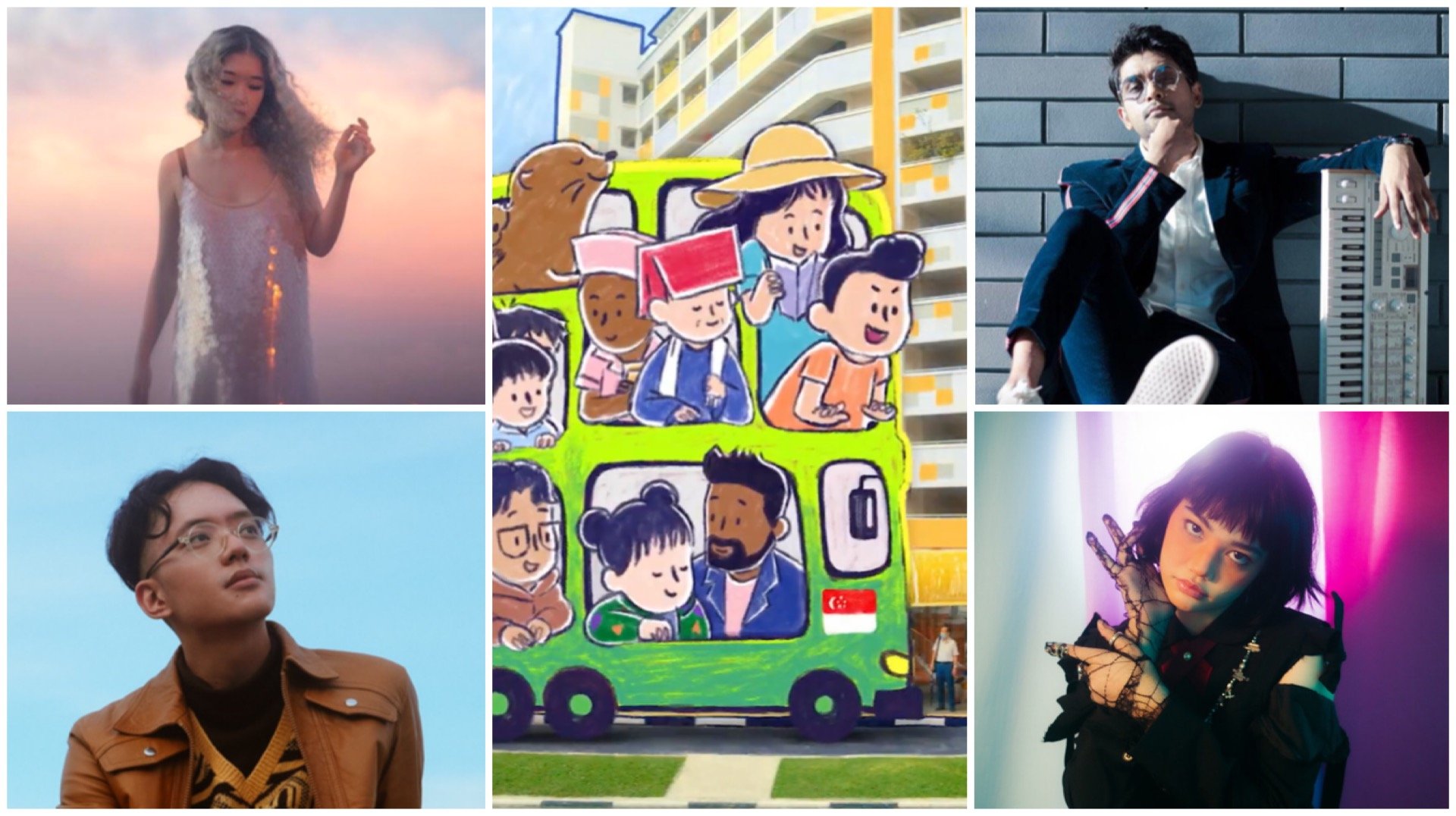 Linying, Shabir, Shye and Sezairi's vocals are accompanied by a music video that blends live-action and animation.