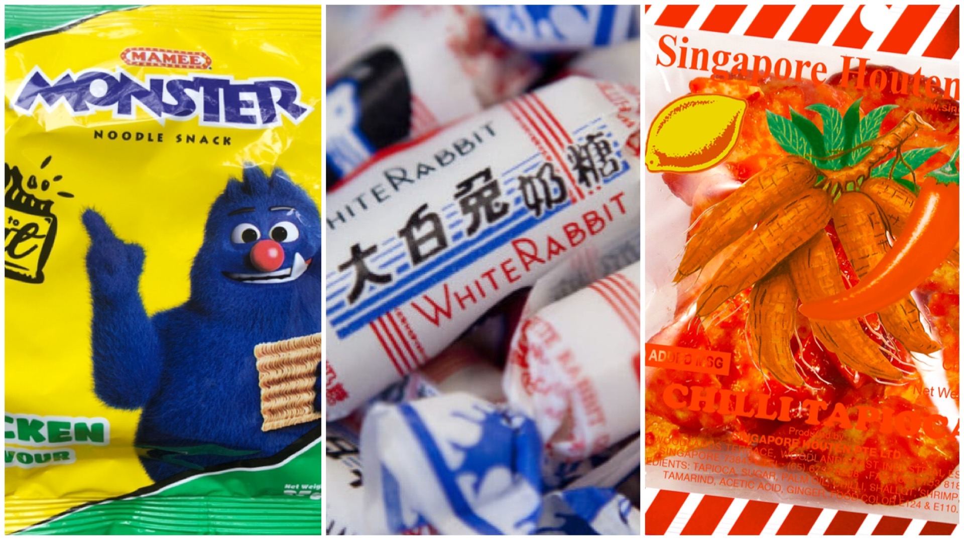 Iconic retro snacks, White Rabbit, Mamee Monster and Hacks, uncover their history and what your favourites say about you.