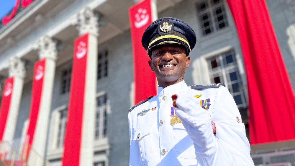 MWO Pandykumaran S/O Arthiappan, Parade Regimental Sergeant Major, Plans The Parade's Shape And Form.