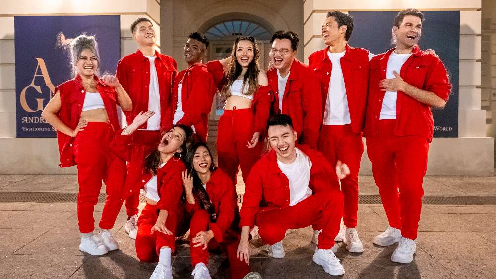 Singapore's The Island Voices, a vocal group comprising 10 singers.