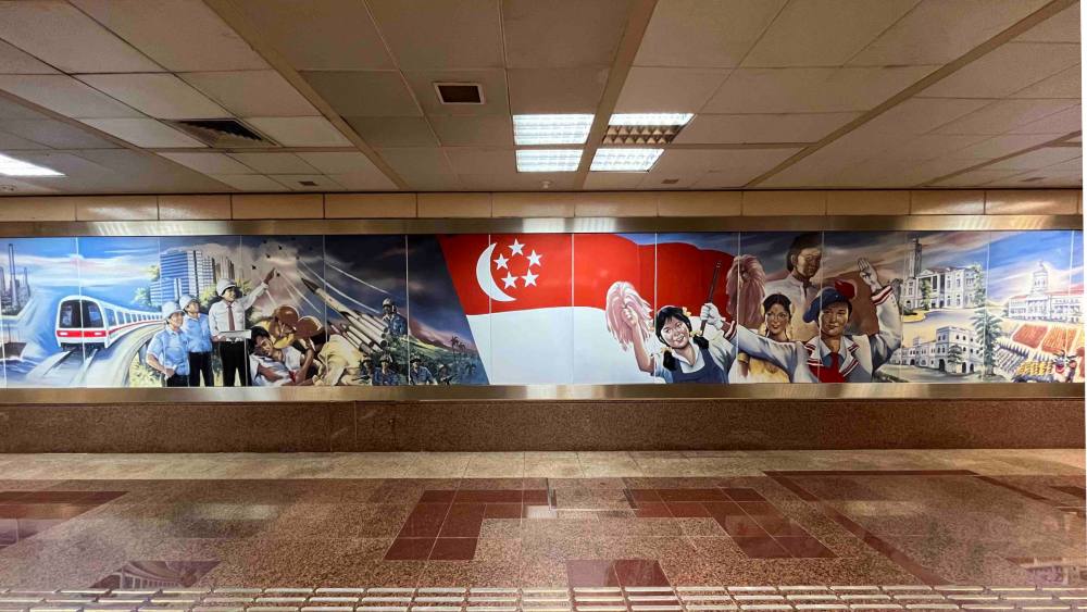 Adventures At Home: Rediscovering Art In North-South Line (NSL) MRT Stations.