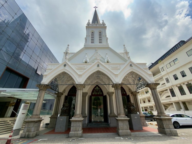 National Monument Singapore Church Saints Peter And Paul