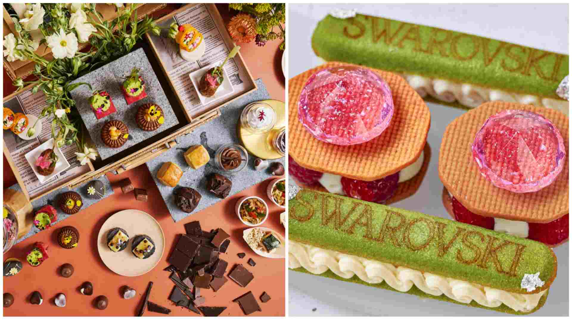 Afternoon teas, ranging from chocolate decadence at Portman's Bar to sparkling treats at SKAI.