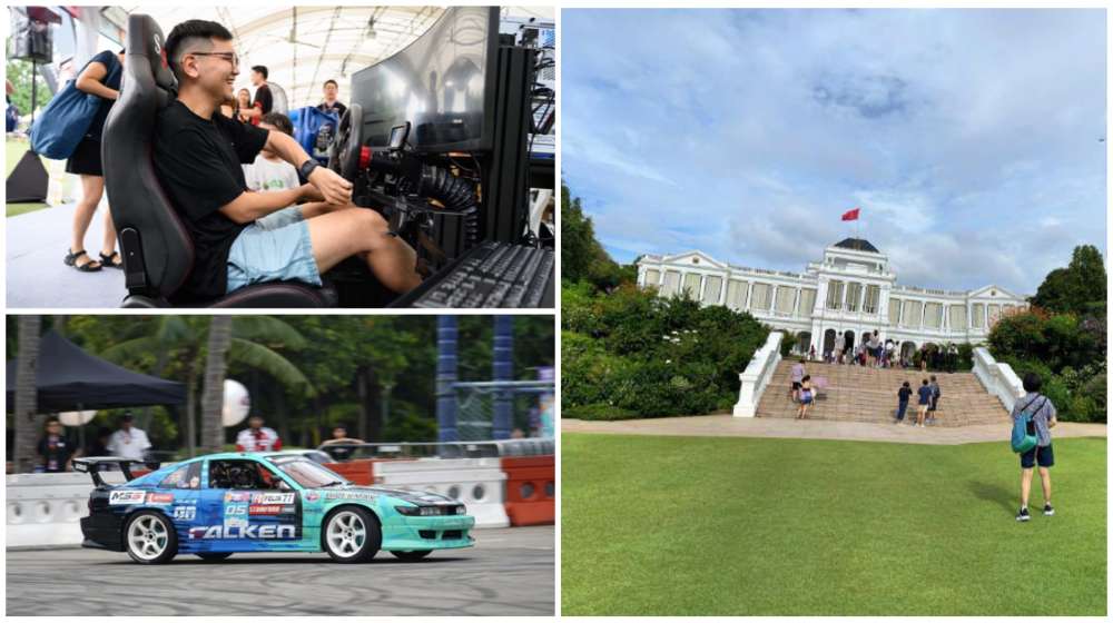 Get in on the motor sports action at Sprint Fest SG, or join a tour at the National Day Istana Open House.