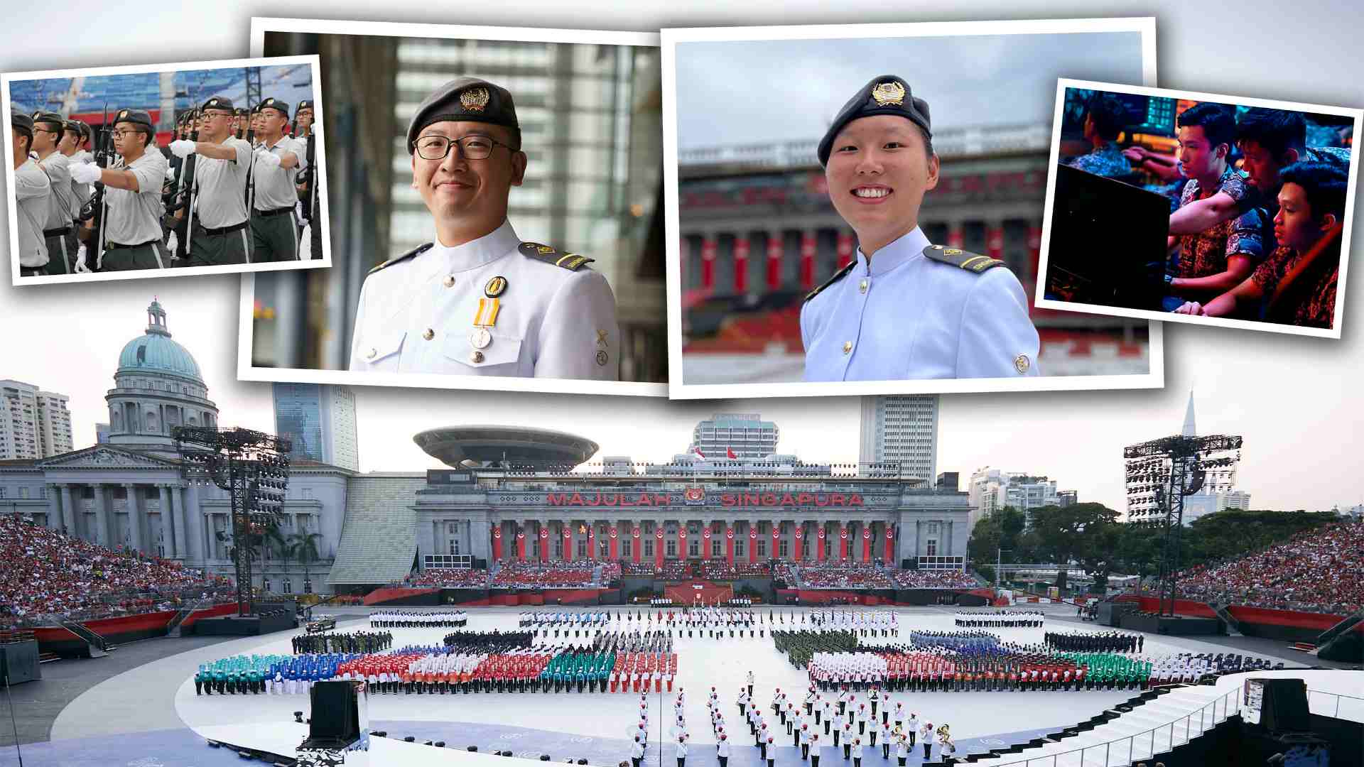 ME4A Chua Xian Yang and ME4A Wong Jia Yao will be part of the NDP's Digital and Information Service Guard of Honour contingent.