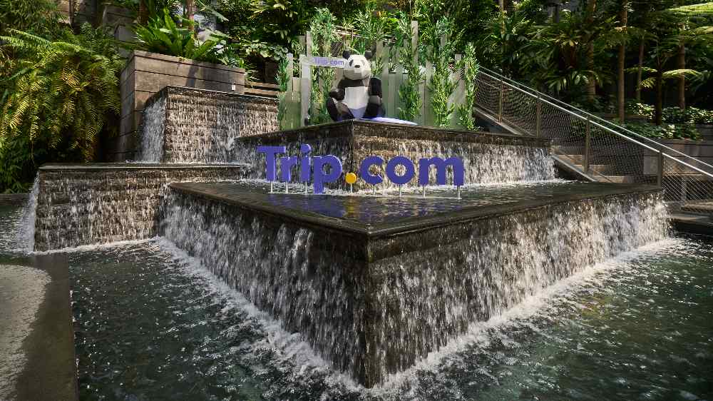 Travel around the world with Trip.com and Jewel Changi's newest joint attraction.