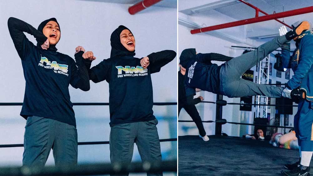 Amani and Alani: They made history as Singapore's first tag team twin wrestlers.