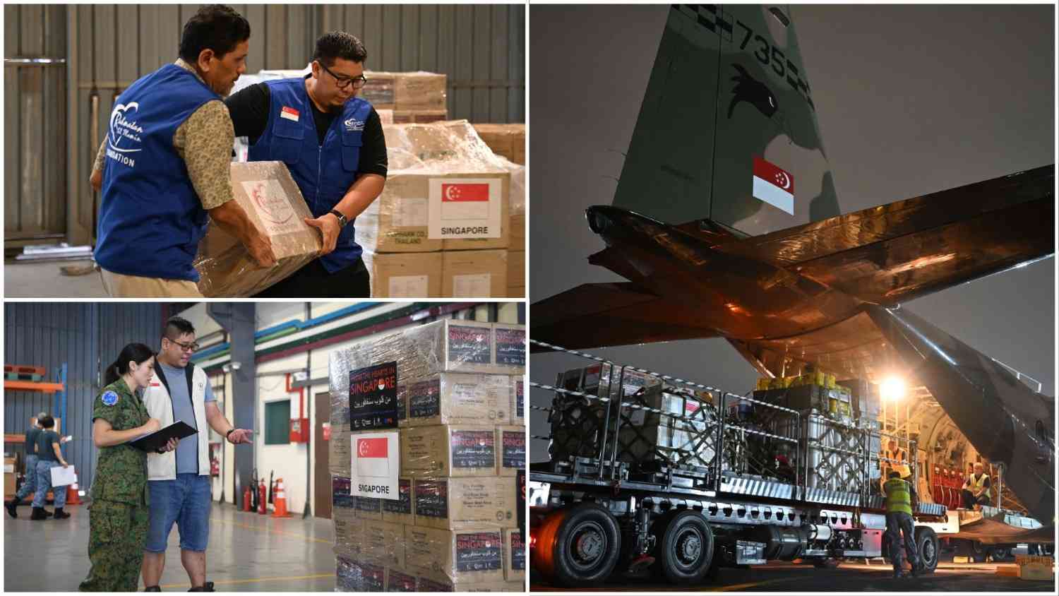 This is Singapore's ninth tranche of humanitarian aid for Gaza since the start of the Israel–Hamas conflict in October 2023.