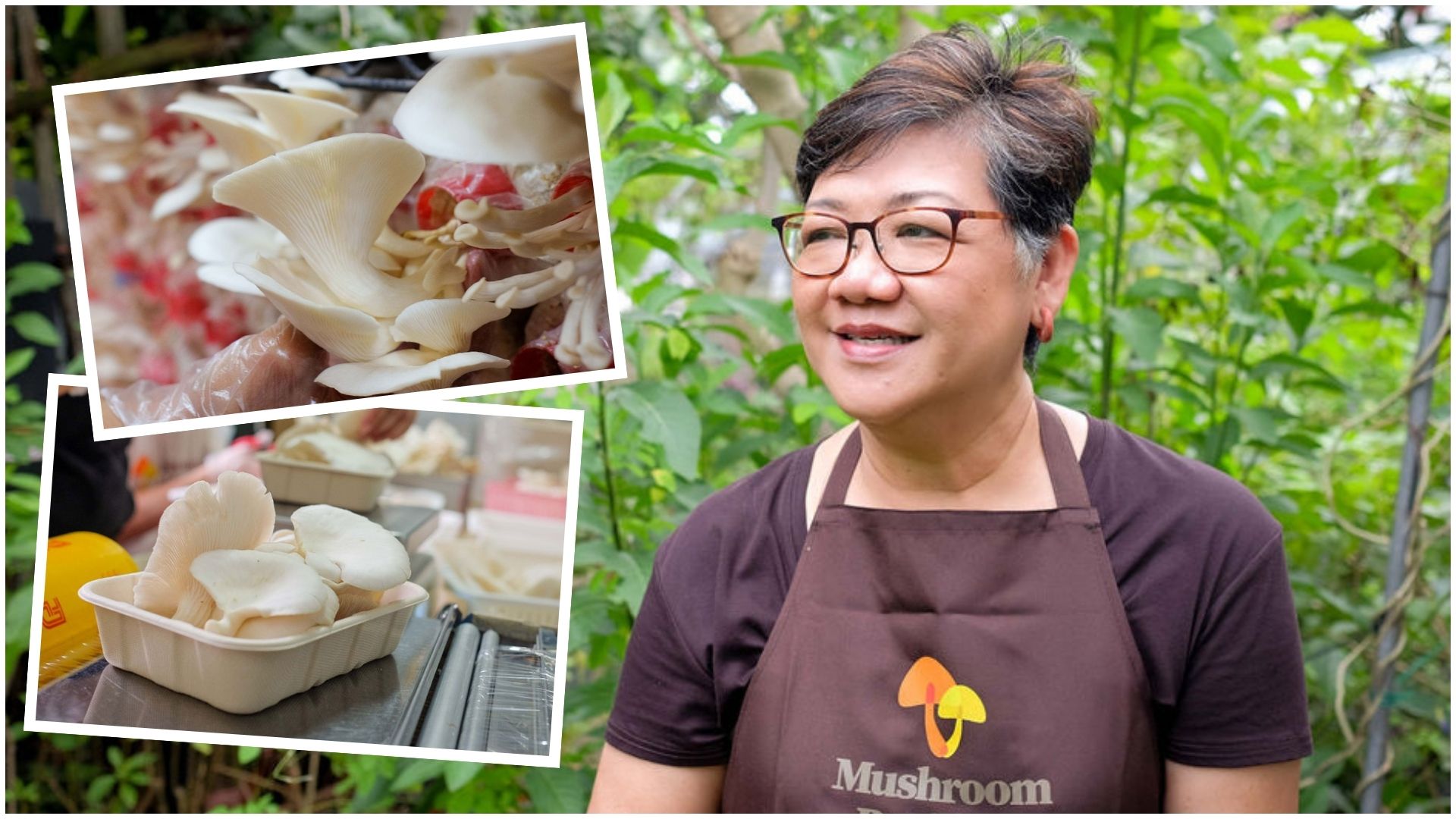 Patricia Han, a grandmother of two is a volunteer with Mushroom Buddies, a social enterprise that provides employment for persons with intellectual disabilities.