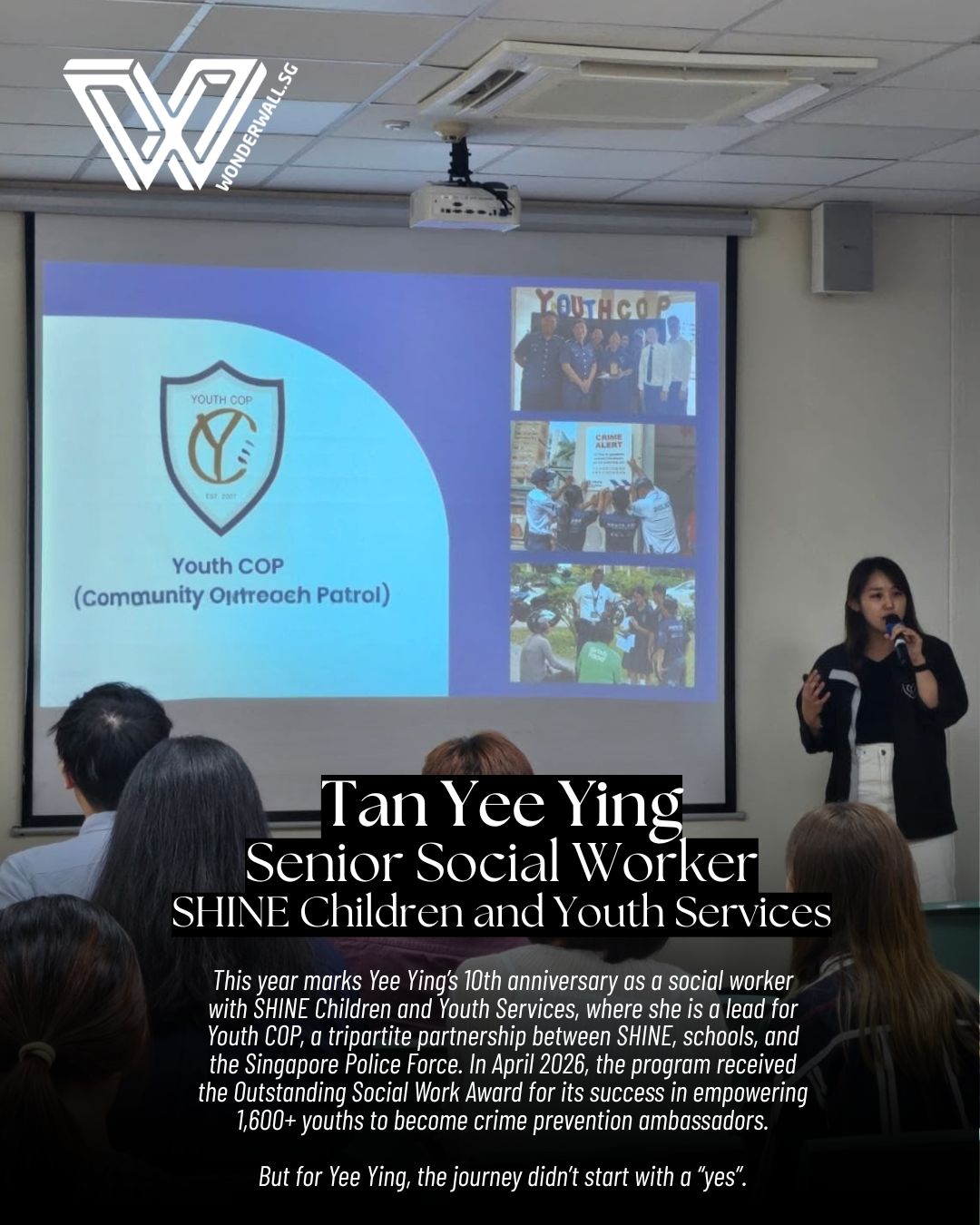 Tan Yee Ying Senior Social Worker SHINE Tan Yee Ying Senior Social Worker SHINE