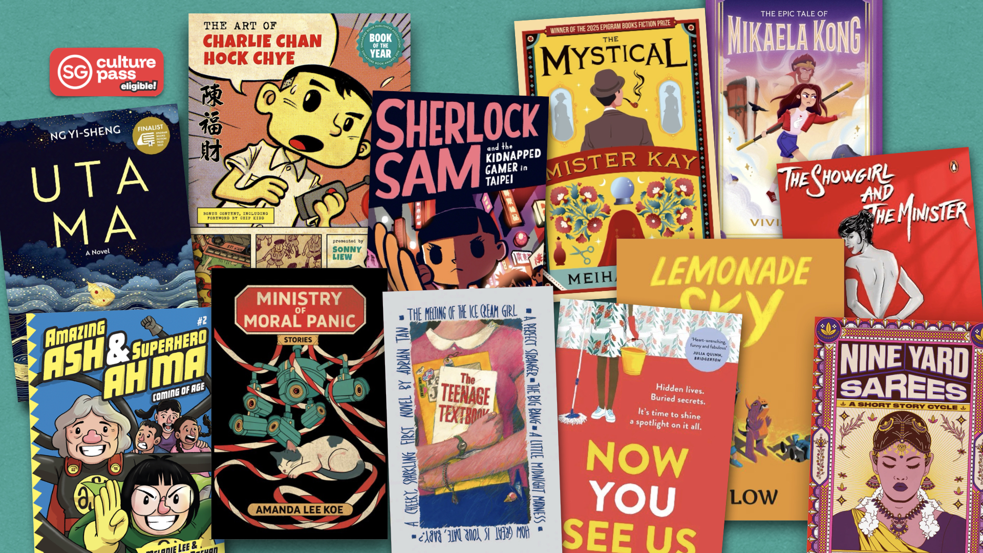 Where to use your SG Culture Pass for Singapore literature, or Singlit, books