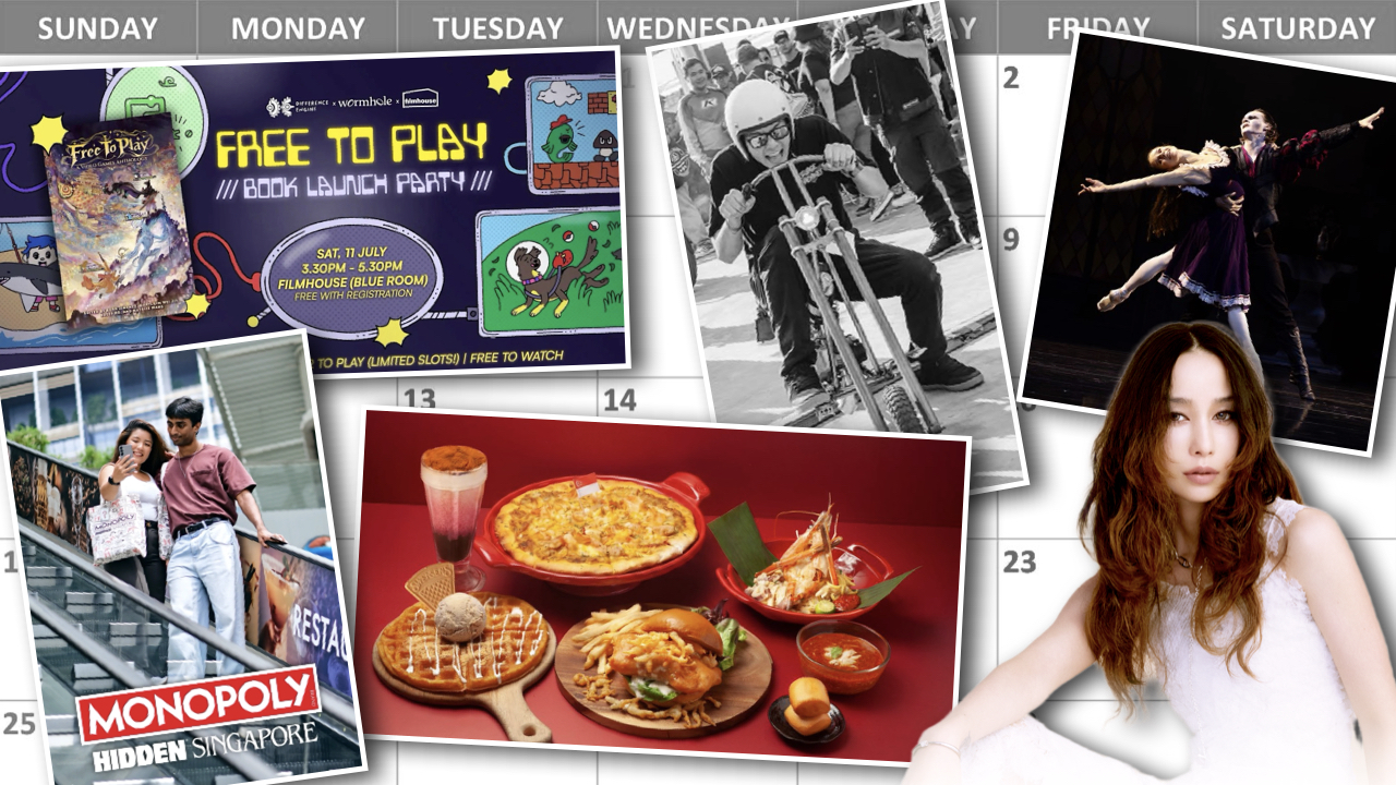 Whether it's motorcycle mania, gaming and comics books or playing Monopoly in real locations, there's no lack of things to do in Singapore in July.