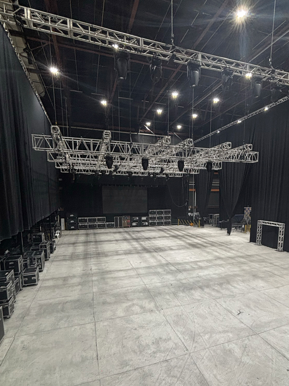 Interior of Soundstage 3 at Infinite Studios in Singapore.