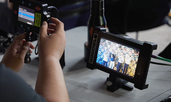 LCD monitor designed for film production and is notable for its exceptional visibility in direct sunlight.