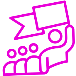 Your career development growth, our pride purple icon